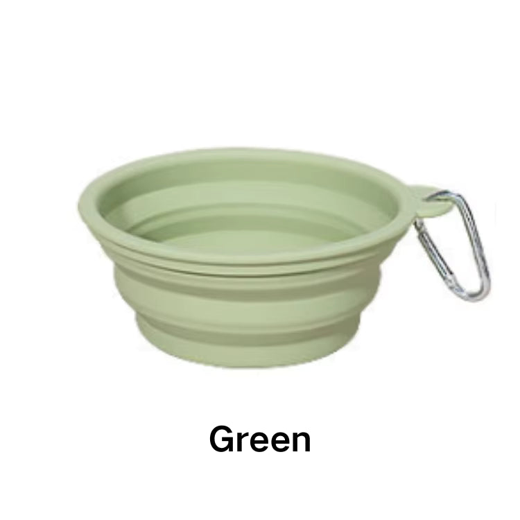 Silicone Foldable Pet Bowl 400/1000ml for Portable Travel Dog Water Food Bowl BPA Free Feeding