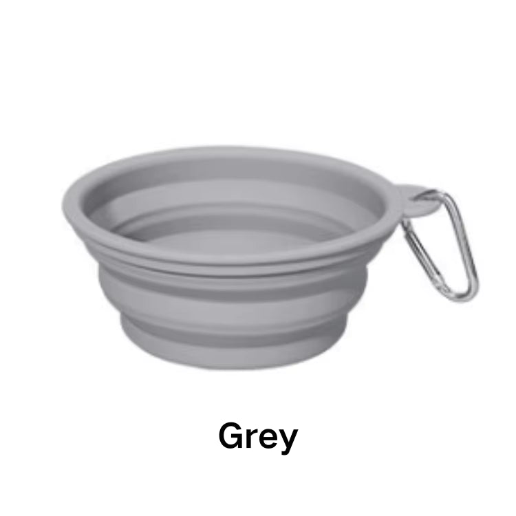 Silicone Foldable Pet Bowl 400/1000ml for Portable Travel Dog Water Food Bowl BPA Free Feeding