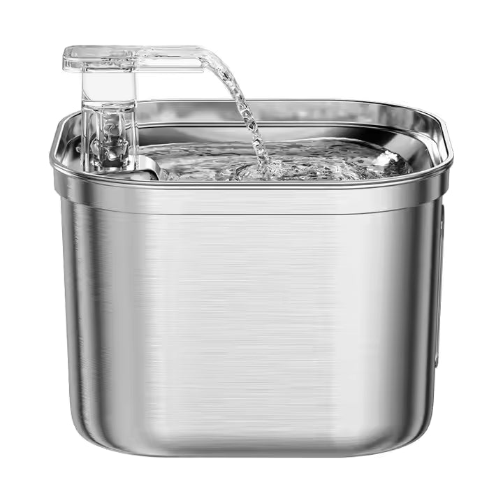 Automatic Stainless Steel Pet Water Dispenser – Safe & Removable Bowl for Cats, Dogs, and Small Animals