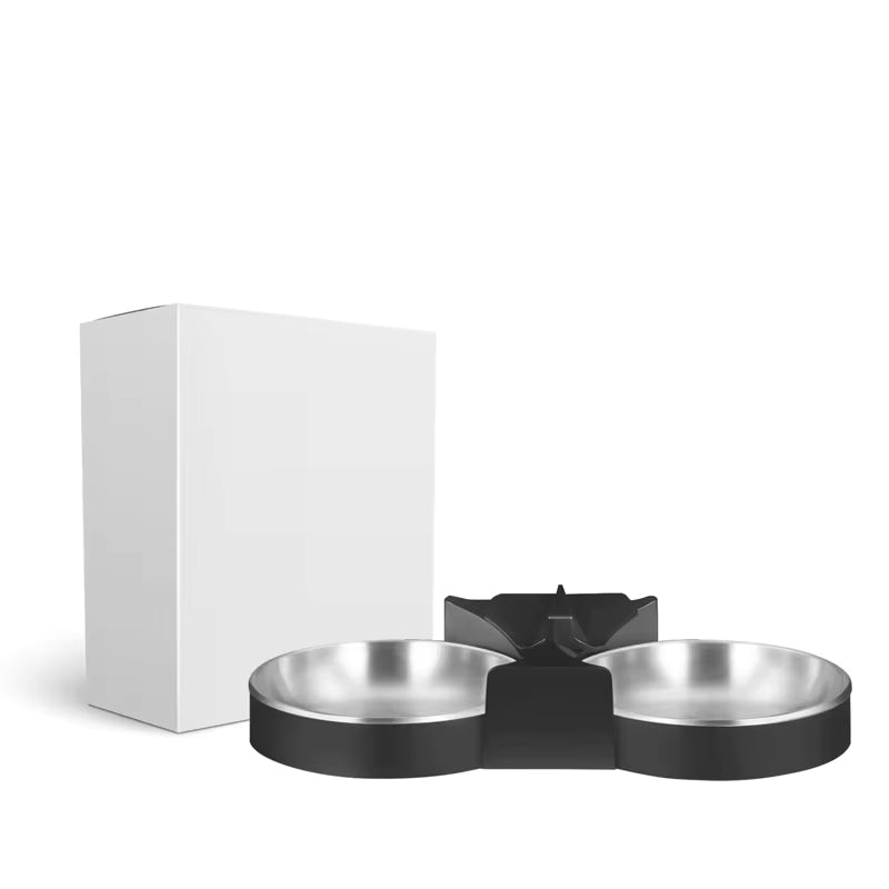 Smart WiFi Automatic Dog Feeder – 6L Dry Food Dispenser with Timer & Double Bowls