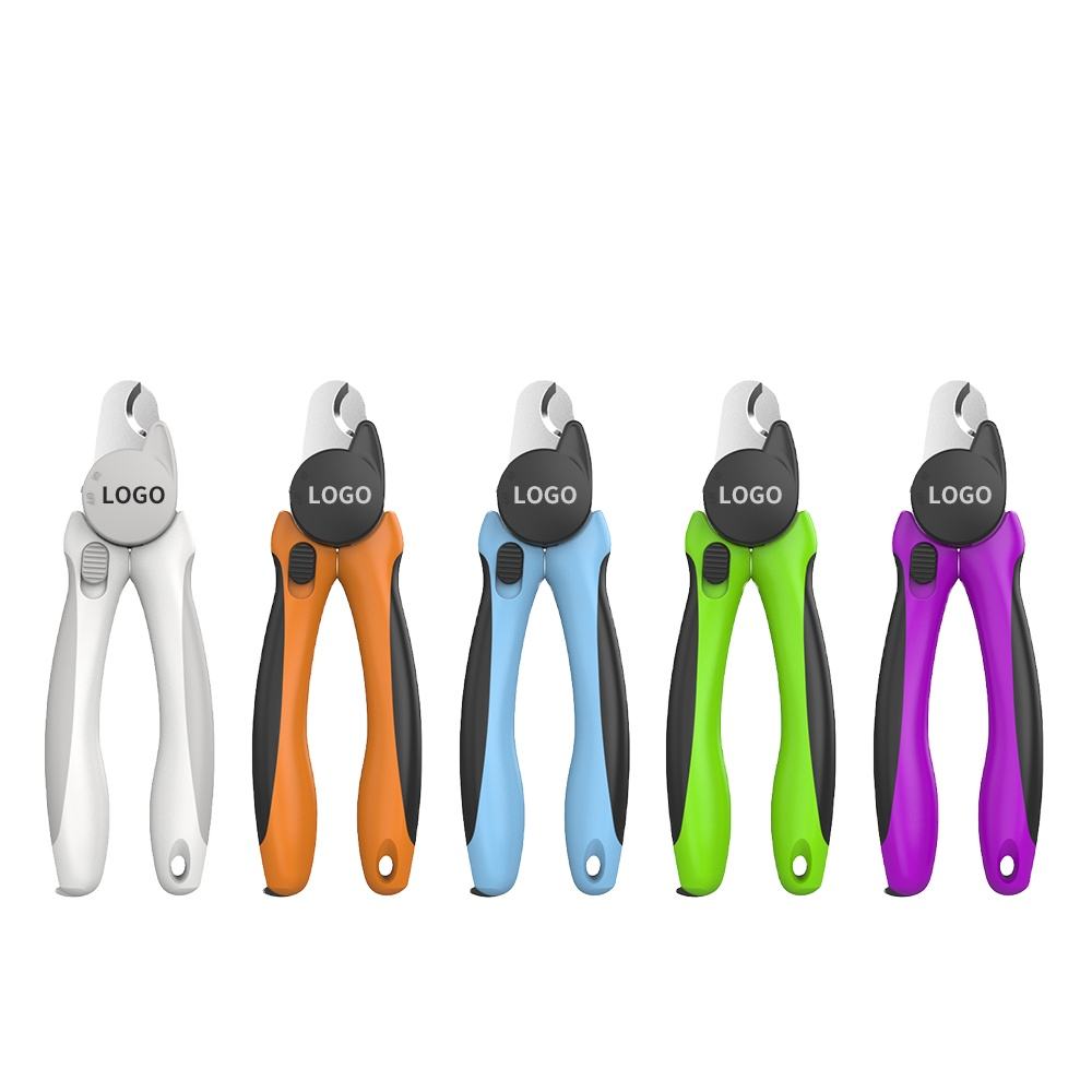 LED Pet Nail Clippers with Safety Guard – Stainless Steel Cutter & Free Nail File