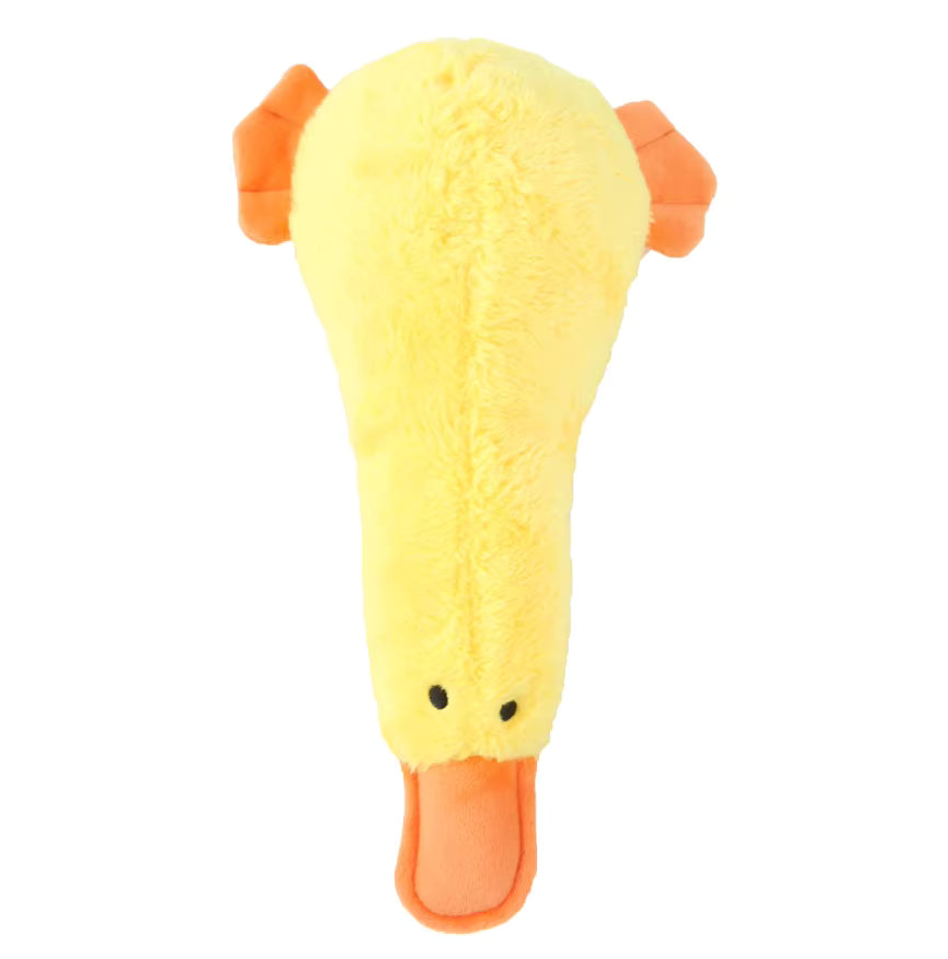 Pet Supplies Crinkle Dog Toy Cute Duck No Stuffing Duck Soft Squeaker Premium Chew Toys for Small Medium Large Dogs