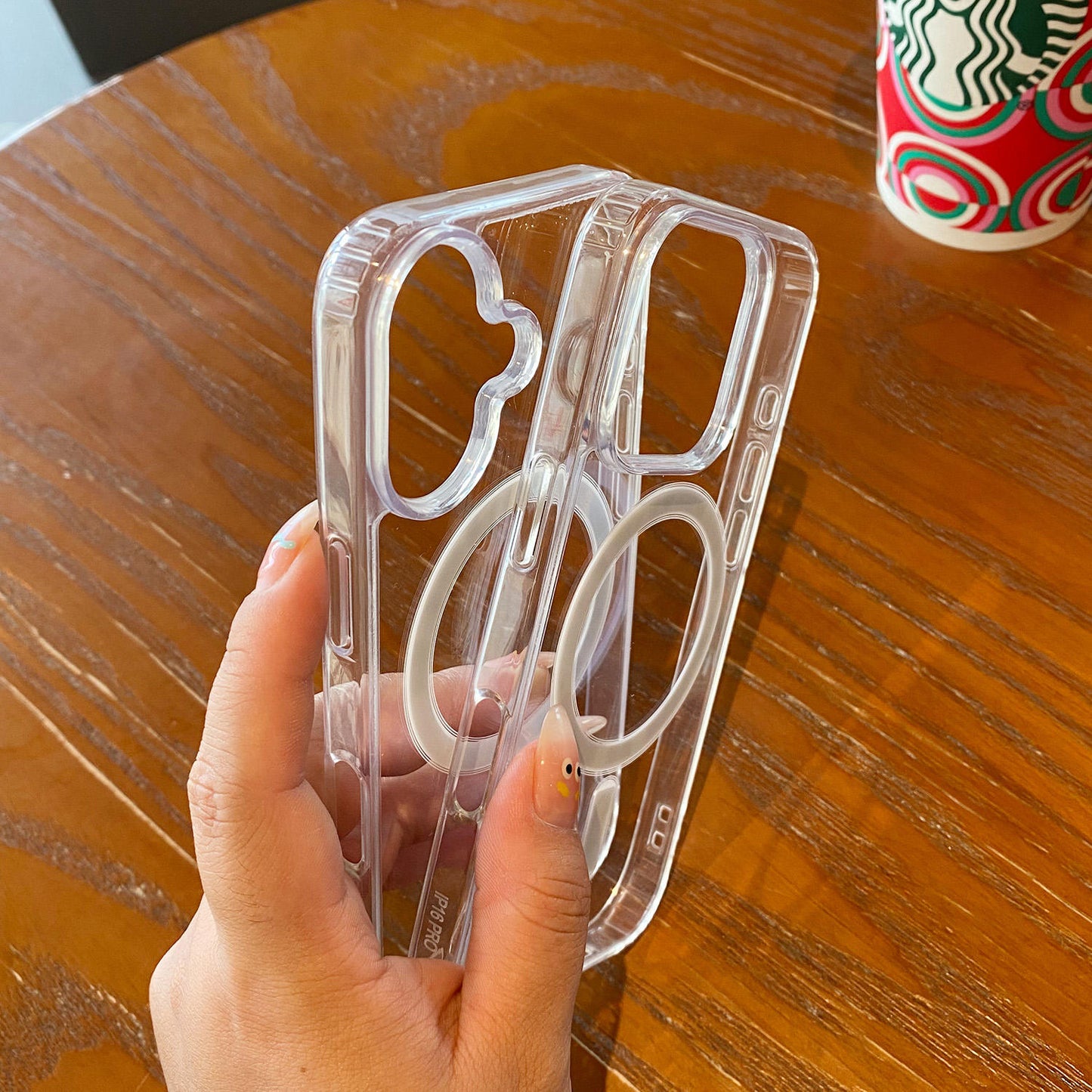 Original Transparent Shockproof Magnet Clear Mobile Cover Magnetic Phone Cases for iPhone 16 15 14 Pro Max