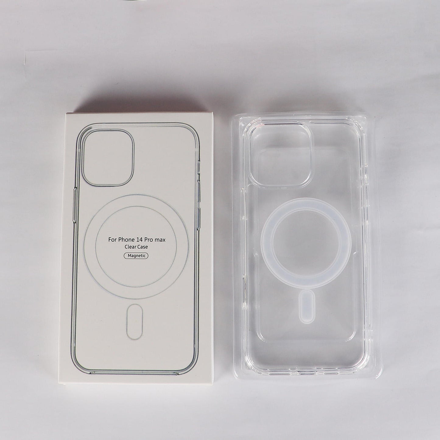 Original Transparent Shockproof Magnet Clear Mobile Cover Magnetic Phone Cases for iPhone 16 15 14 Pro Max
