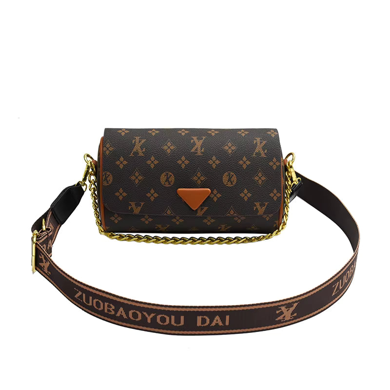 2024 Luxury Leather Designer Handbag – Elegant Large Messenger & Shoulder Bag for Women