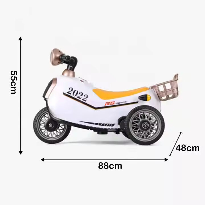 Chengji Kid Toy Tricycle Electric Bike Retro Multifunctional Baby Rechargeable Electric Motorcycle for Children