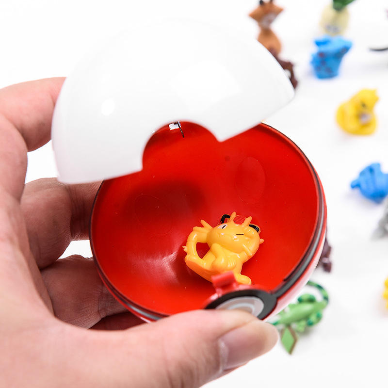 7cm Pokémon Capsule Ball Toy – Pikachu, Psyduck, Eevee with Hidden Anime Figure Inside