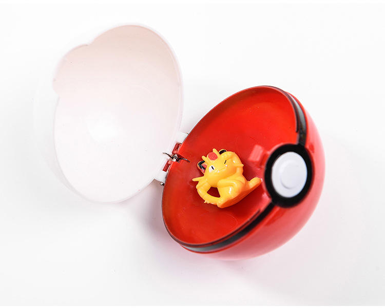 7cm Pokémon Capsule Ball Toy – Pikachu, Psyduck, Eevee with Hidden Anime Figure Inside