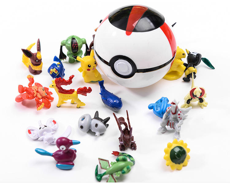 7cm Pokémon Capsule Ball Toy – Pikachu, Psyduck, Eevee with Hidden Anime Figure Inside