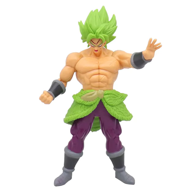 17-18CM Anime Dragoned Ball Z Super Saiyan Son Goku Broly Vegeta Anime Action Figure Model Gifts Collectible Figurines for Kids