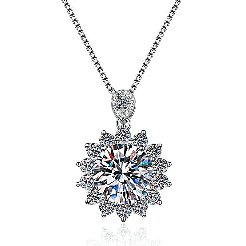 Stella — VVS Moissanite Solitaire Pendant Necklace