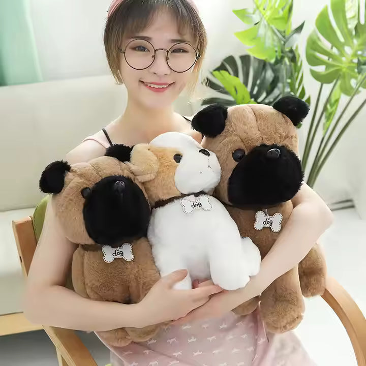 22cm Soft Plush Puppy Dog Toy – Warm & Cuddly Stuffed Animal