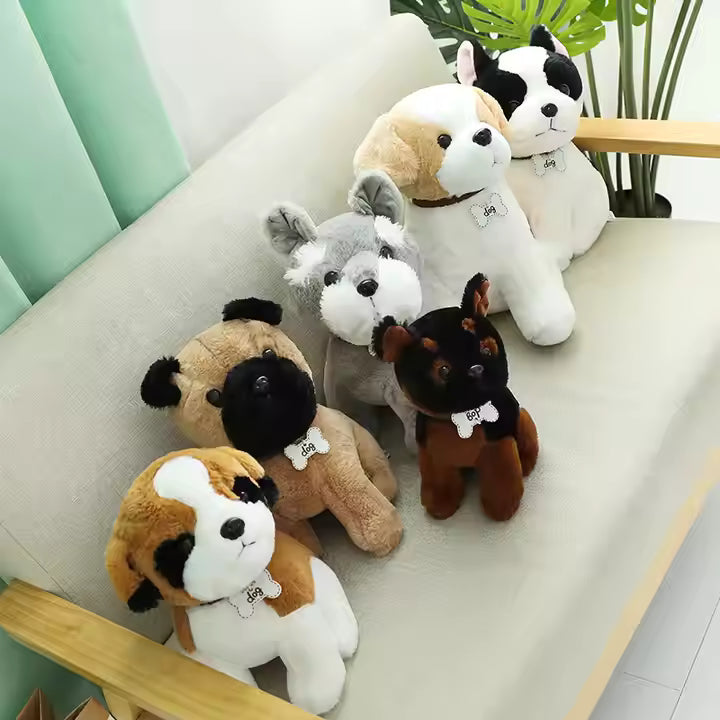 22cm Soft Plush Puppy Dog Toy – Warm & Cuddly Stuffed Animal