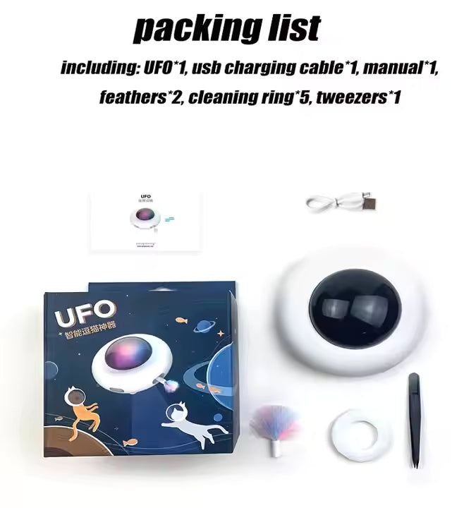 UFO Interactive Motion Toy for Cats – Smart Pet Enrichment Toy
