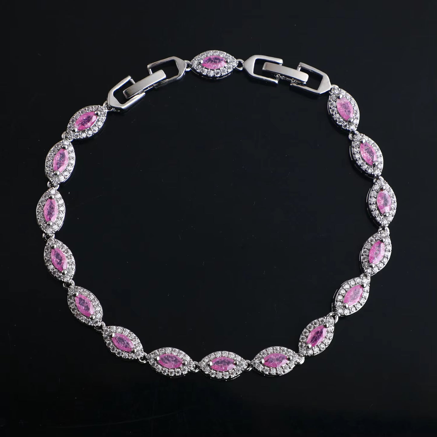 Fashion Jewelry Evil Eye Bracelet Men Luxury Cubic Zirconia Charm Bracelet for Women