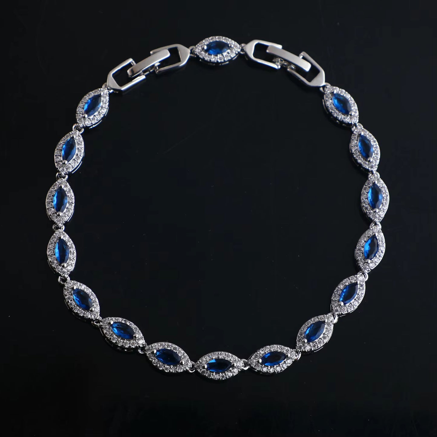 Fashion Jewelry Evil Eye Bracelet Men Luxury Cubic Zirconia Charm Bracelet for Women