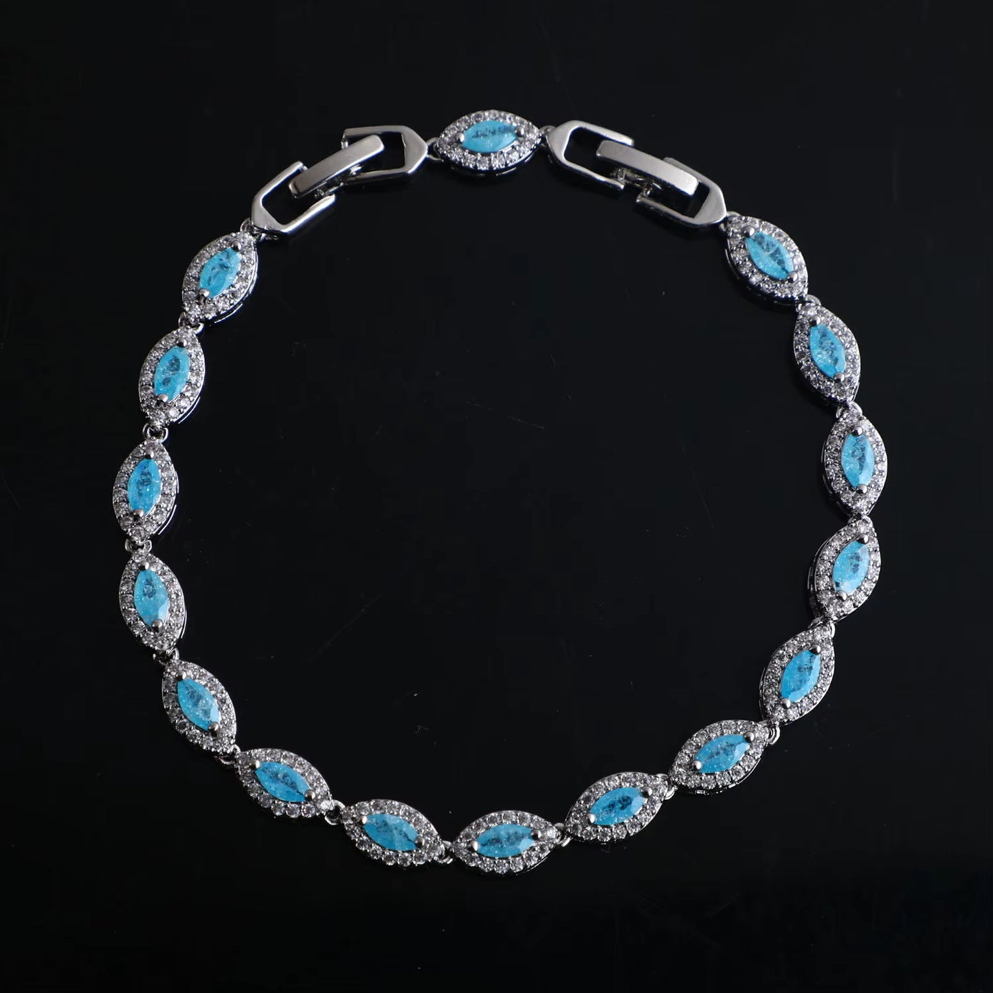 Fashion Jewelry Evil Eye Bracelet Men Luxury Cubic Zirconia Charm Bracelet for Women