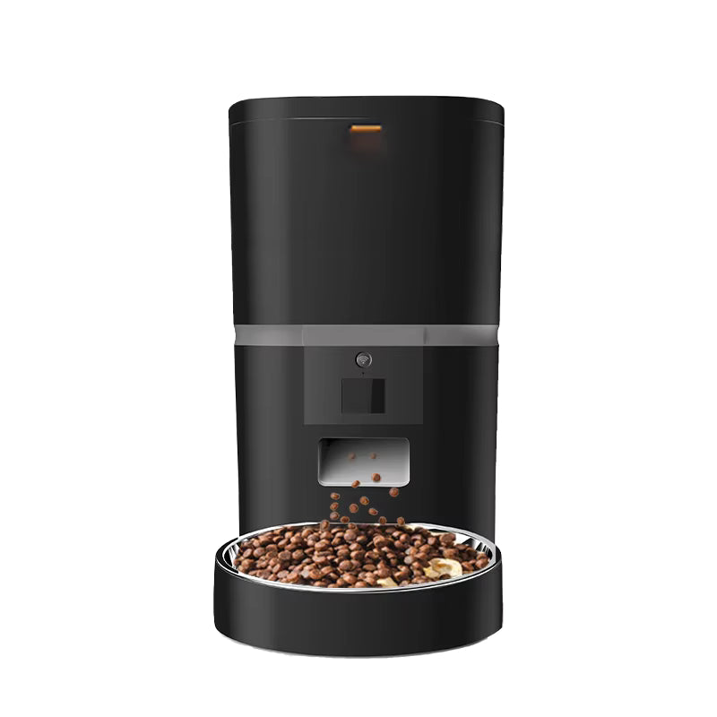 Smart WiFi Automatic Dog Feeder – 6L Dry Food Dispenser with Timer & Double Bowls