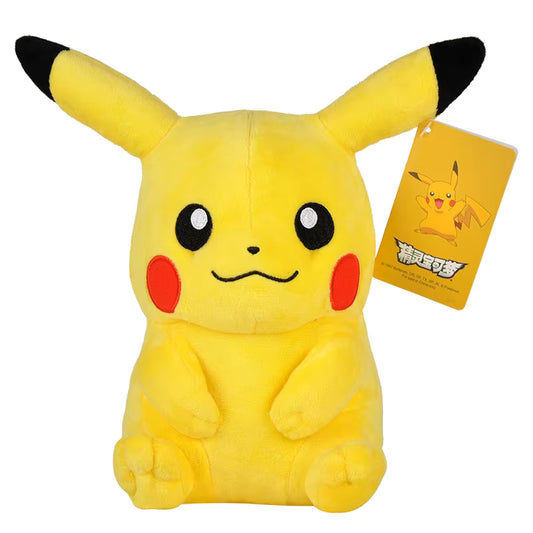 High-Quality 25–30cm Pokémon Plush Toys – Pikachu, Charmander, Bulbasaur, Squirtle & More (39 Designs)