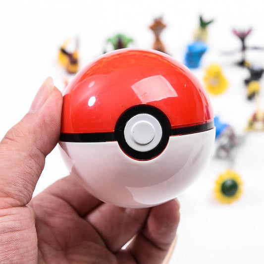7cm Pokémon Capsule Ball Toy – Pikachu, Psyduck, Eevee with Hidden Anime Figure Inside