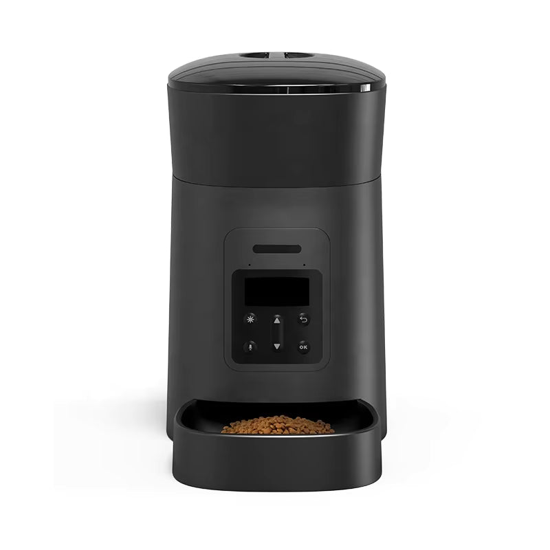 Smart Automatic Pet Feeder with Voice Reminder – Timed Dry Food Dispenser for Dogs & Cats