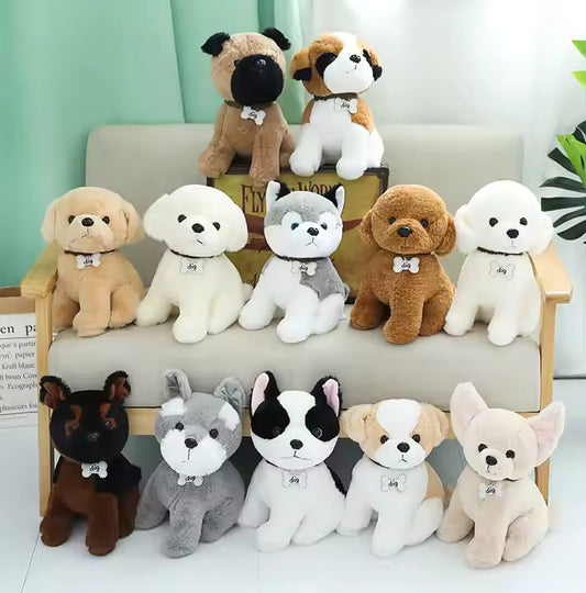 22cm Soft Plush Puppy Dog Toy – Warm & Cuddly Stuffed Animal